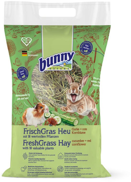 Bunny Nature - Hooi Komkommer - Natuurlijke Voeding met Rode Korenbloem - 500 Gram