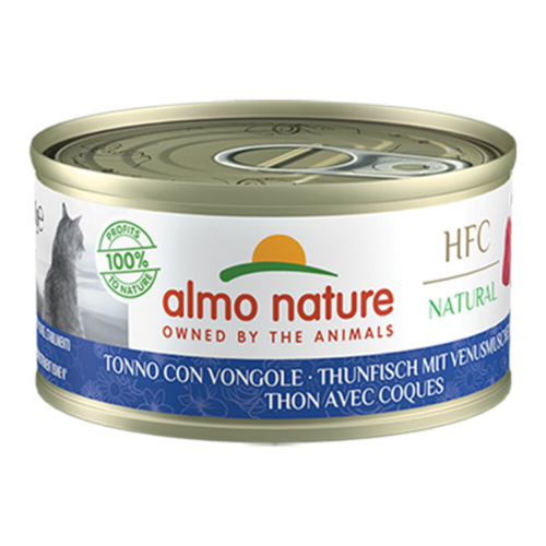 Almo Nature - HFC Natural - Katzenfutter - Thunfisch & Muscheln 70g
