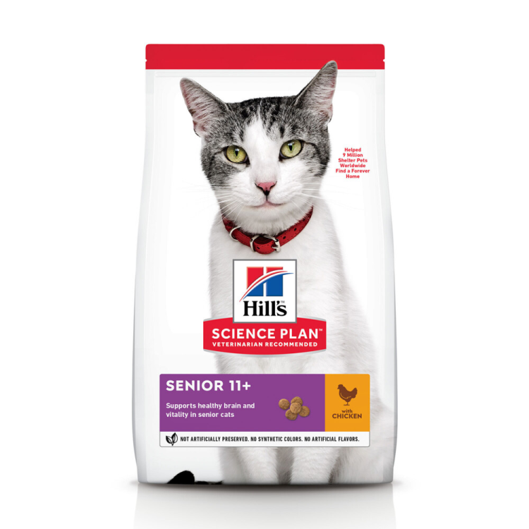 Hill's - Science Plan - Cat food - Senior 11+ - Chicken