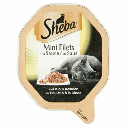 Sheba - Mini Fillets - Tub - Chicken & Turkey in Sauce - 85g