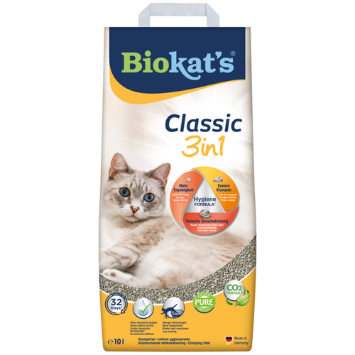 Biokat Classic 3-in-1 Katzenstreu 10L