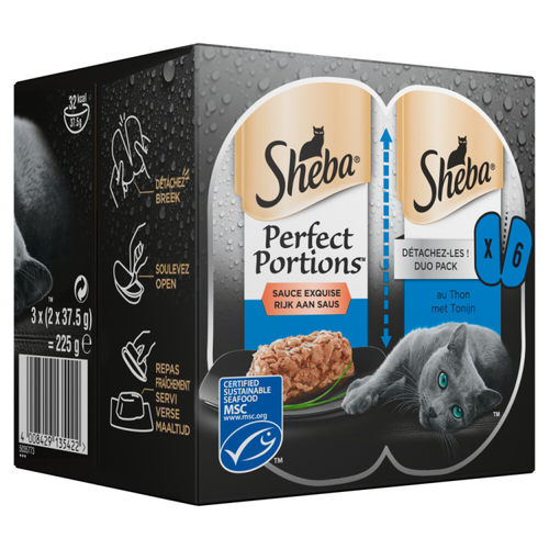 Sheba - Perfect Portions - Adult Pastete Thunfisch - 3 x 2 Stück