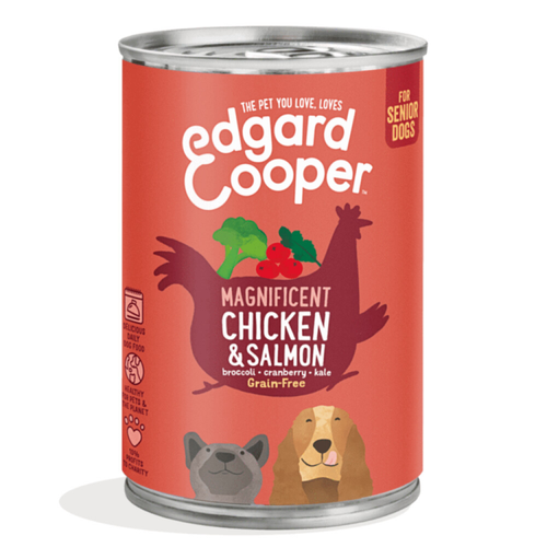 Edgard & Cooper - Dose - Frischfleisch - Senior - Huhn & Lachs - 400g