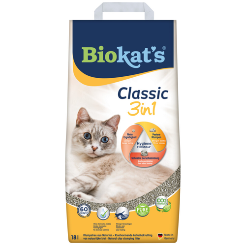 Biokat's - Classic 3-in-1 - Katzenstreu - 18 l