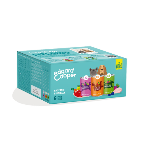 Edgard & Cooper - Dog Food - Value Pack - Chicken, Game & Lamb - 6x400g
