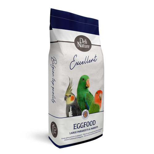Deli Nature - Eivoer Grote Parkieten & Papegaaien Vet - 10kg