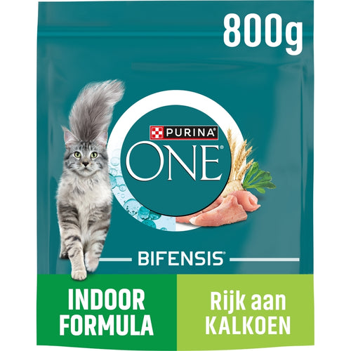 Purina One - ONE Indoor Kalkoen 800g