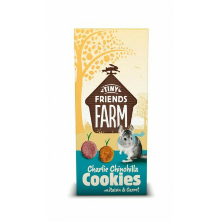 Tiny Friends Farm - Charlie Chinchilla Cookies - Knaagdiersnack - Bosbessen Wortel 120g