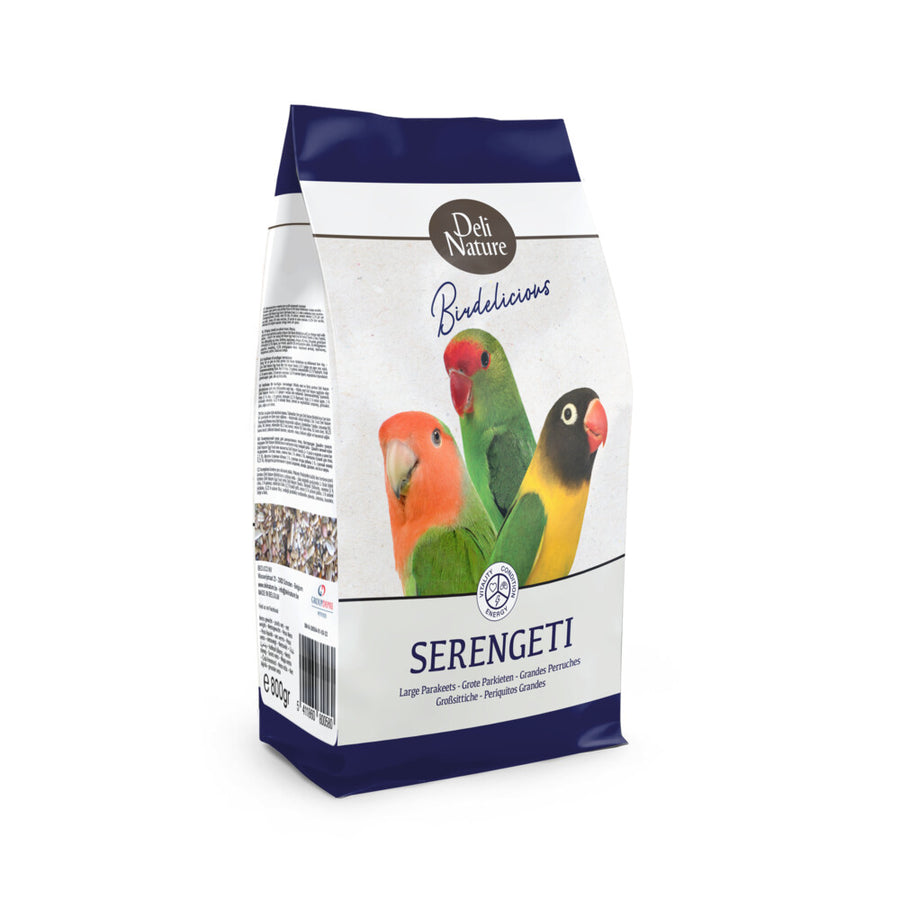 Deli Nature - Grote Parkieten Serengeti Birdelicious - 800g