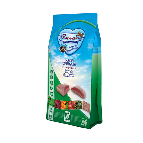 Renske - Super Premium Senior Verse Kalkoen - Graanvrij - Droogvoer - 600g