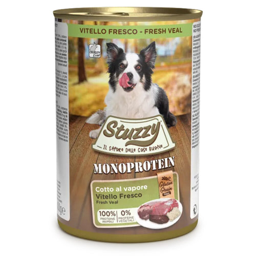 Stuzzy - Monoproteïn Kalf - Natvoer - Volledig voer - 6 x 400g
