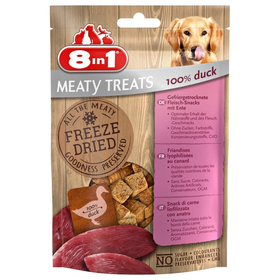 8in1 - Freeze Dried Eend - Hondensnacks - 50g