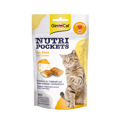 GimCat - Nutri Pockets - Kaas Taurine 60g