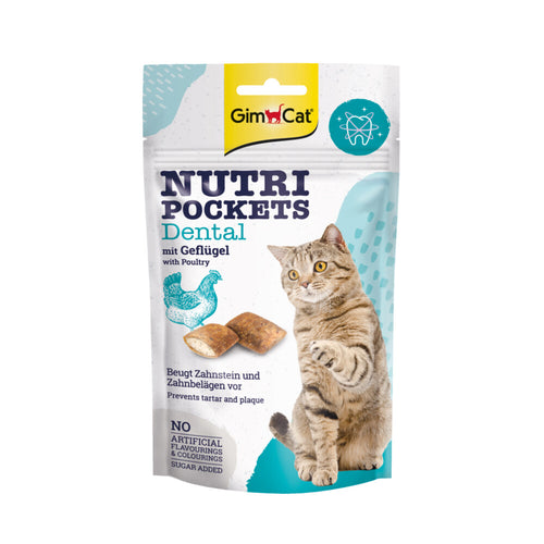 GimCat - Nutri Pockets - Denta Gevogelte 60g