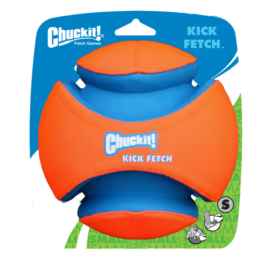 Chuckit - Kauwspeelgoed Kick fetch - Large - Hondenspeelgoed - Hondenbal - Chuckit bal - Oranje/Blauw - ø 19 cm - 1 ST