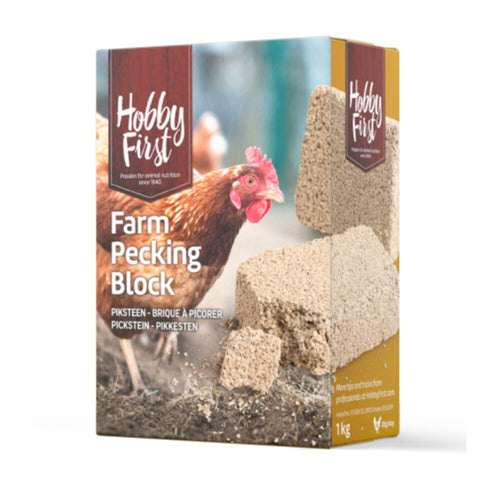 Hobby First - Hope Farms Pecking Block - Supplement - 5.5x10.5x14.5 cm 1kg