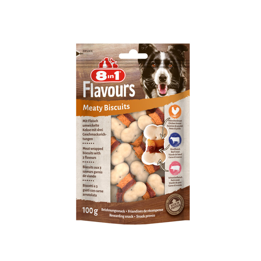8in1 - Meaty Biscuits - 100g