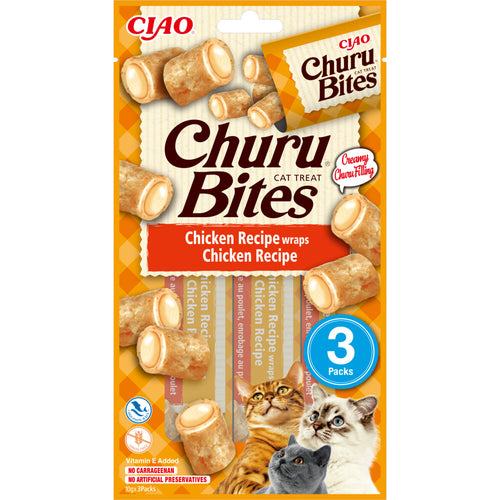Ciao - Kattensnack Churu Bites 4 Varianten Chicken - 16x10g