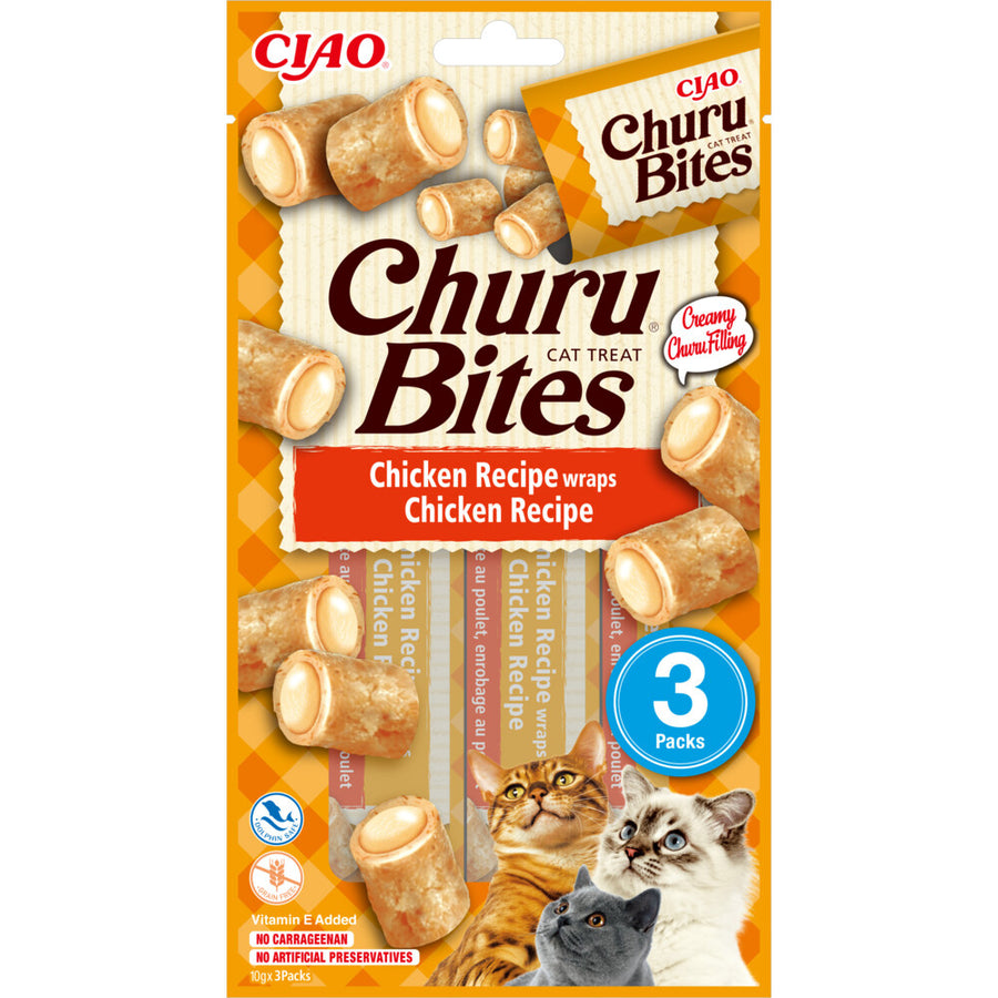 Ciao - Kattensnack Churu Bites 4 Varianten Chicken - 16x10g