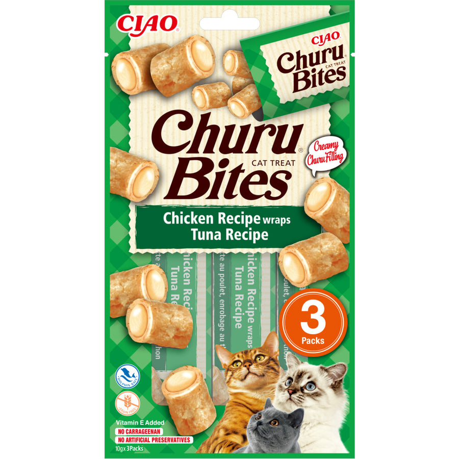 Ciao - Inaba Churu Purée - Tonijn Kip 4x14g