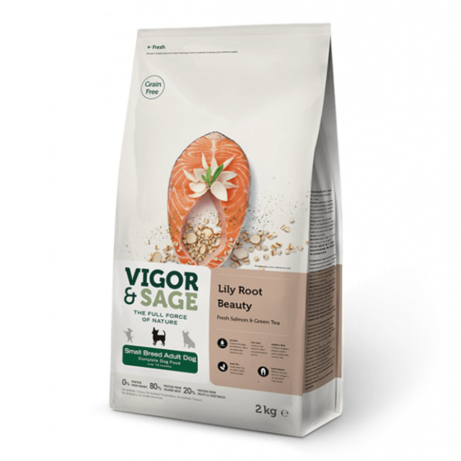 Vigor&Sage - Vigor & Sage Hondenvoer Small Lilly Root Beauty 2kg
