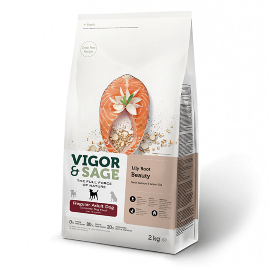 Vigor&Sage - Vigor & Sage Hondenvoer Regular Lilly Root Beauty 2kg