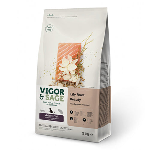 Vigor&Sage - Vigor & Sage Kattenvoer Beauty Lily Root - 2kg