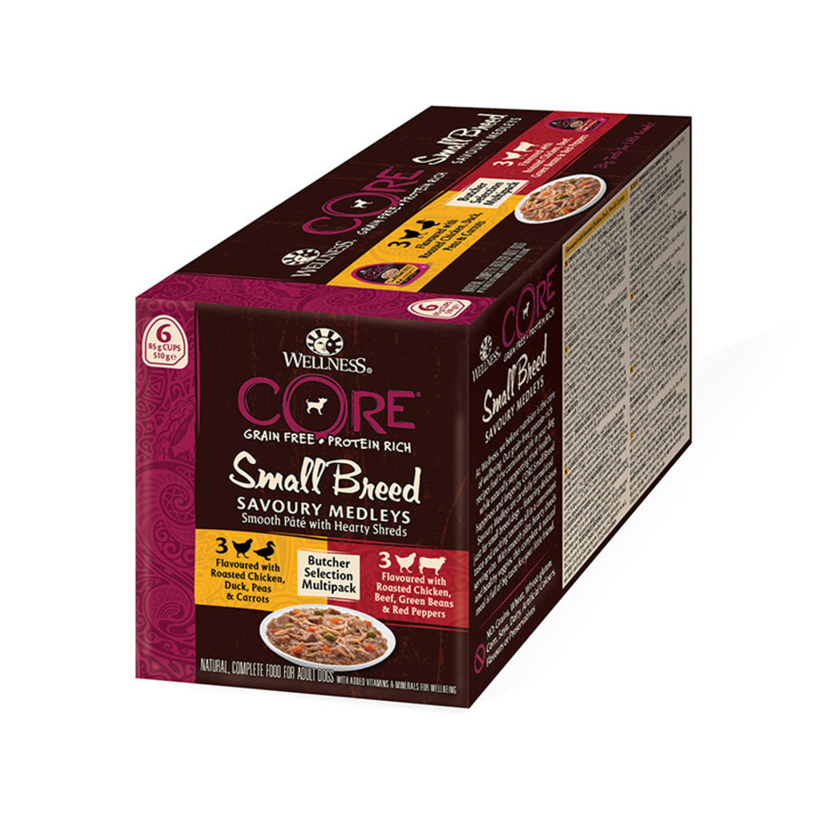 Wellness - Core Small Breed Savoury Butcher Multi - Pack - 6 x 85g