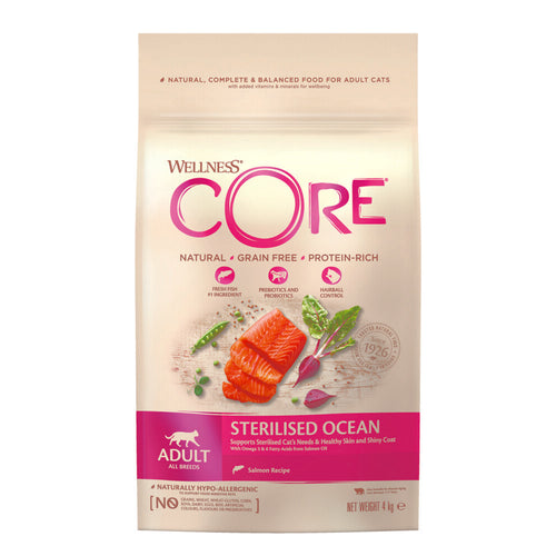 Wellness - Core Grain Free Cat Sterilised Zalm - 4kg