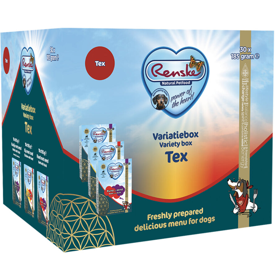 Renske - Variatiebox Tex - Eend Kip Rund 30x185g Glutenvrij