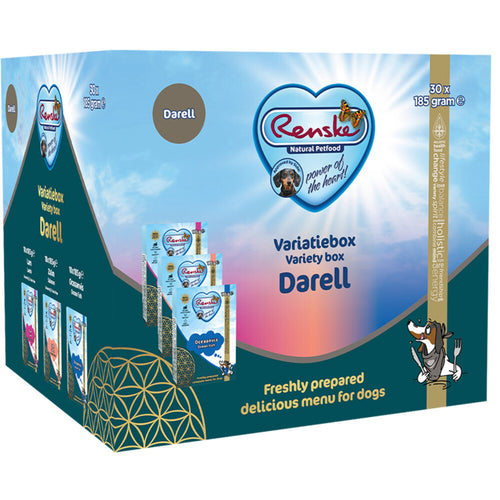 Renske - Variatiebox Darell - Lam Zalm Oceaanvis 30x185g Glutenvrij