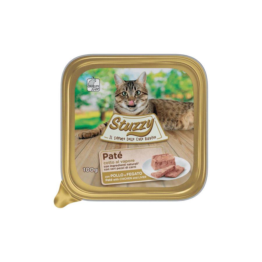 Stuzzy - Kip & Lever - Natvoer - 32 x 100g