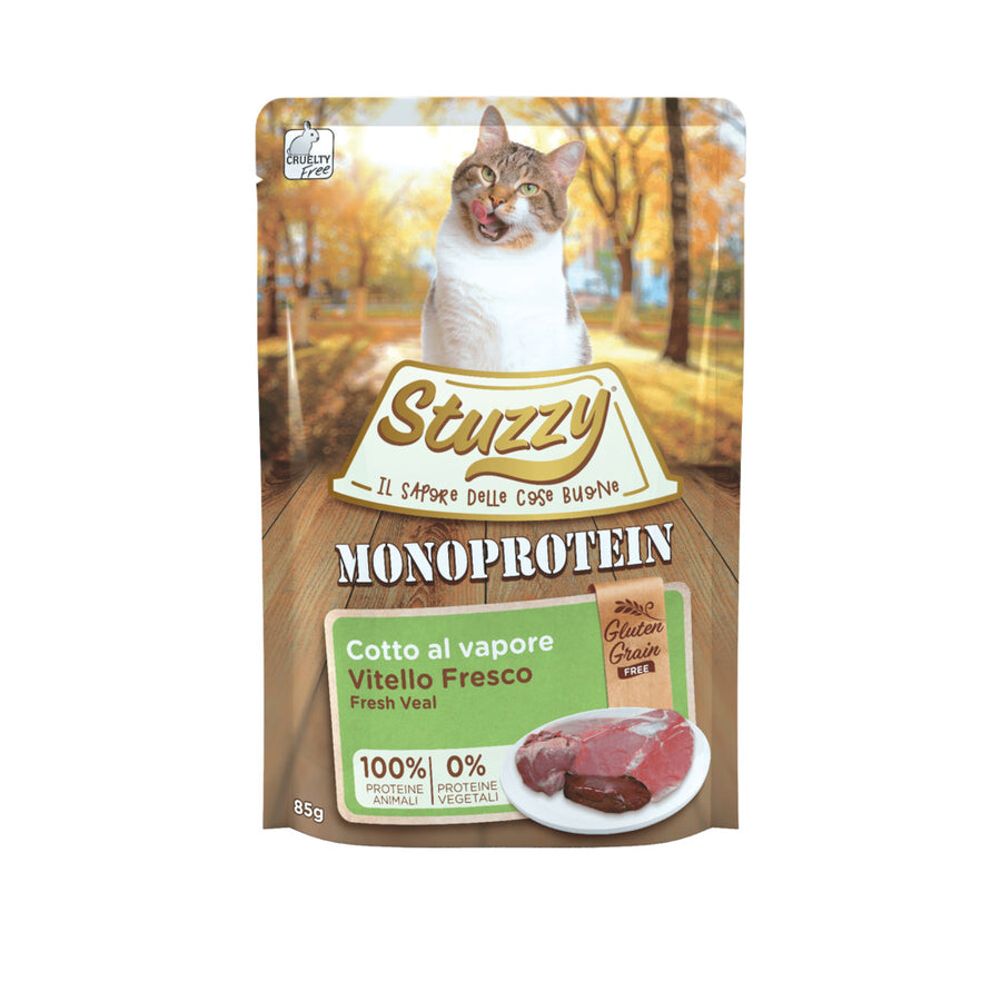 Stuzzy - Dog Grain Free Monoprotein Pouch 150g - Kalf