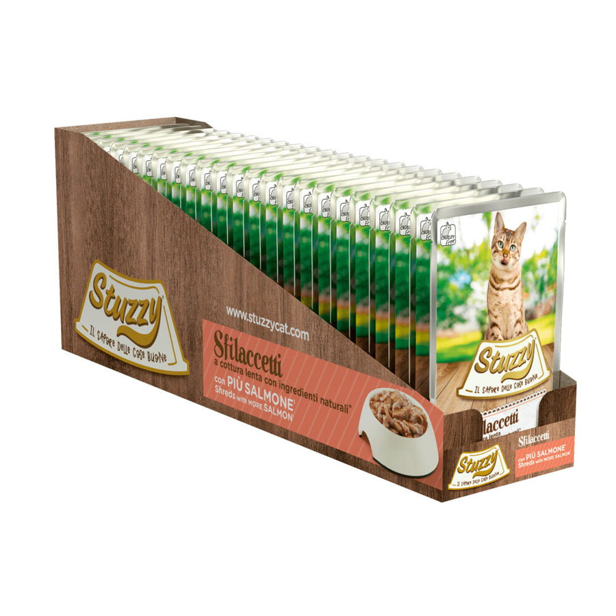 Stuzzy - Maaltijdzakjes Sfilaccetti 85g - Zalm