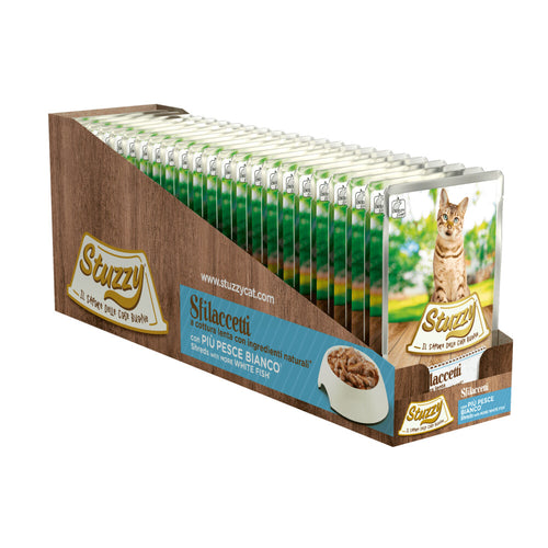 Stuzzy - Maaltijdzakjes Sfilaccetti 85g - Witvis