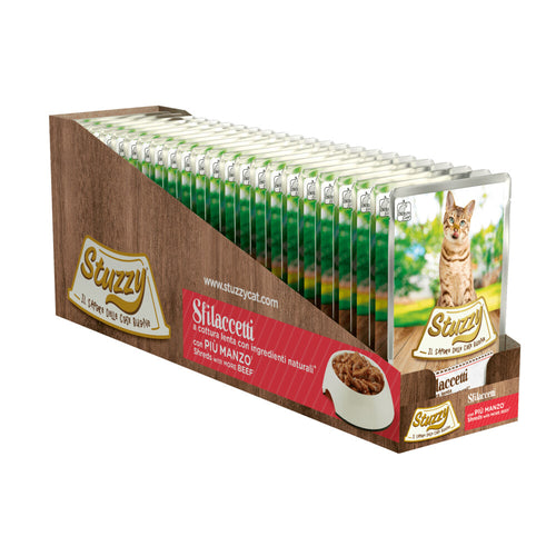 Stuzzy - Maaltijdzakjes Sfilaccetti 85g - Rund
