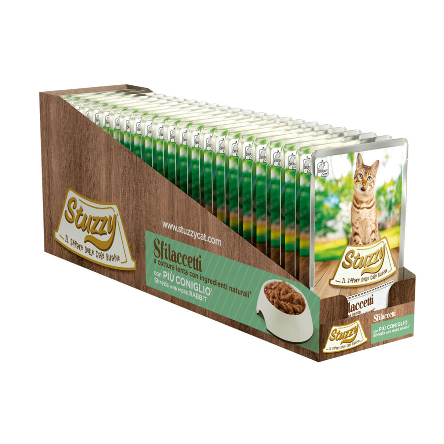 Stuzzy - Maaltijdzakjes Sfilaccetti 85g - Konijn
