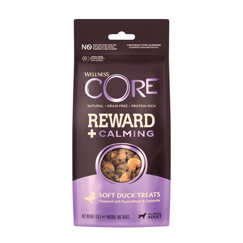 Wellness - Core Reward+ Treats Duck Calming - Eend 170g Voor Volwassen Honden Van Alle Rassen