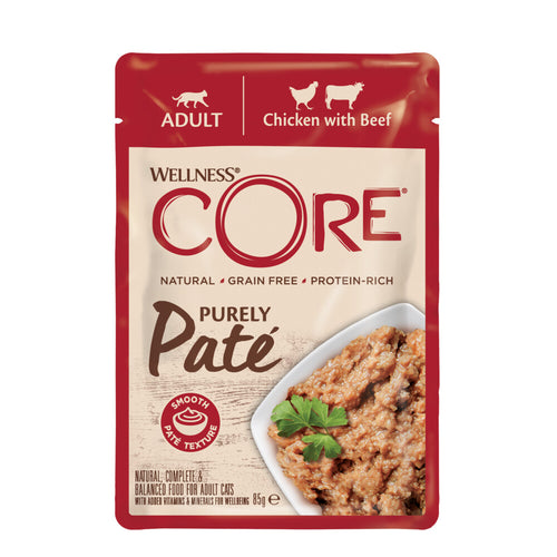 Wellness - Core Purelypate Chicken & Beef 85g