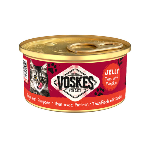 Voskes - Kattenvoer Nat Tonijn met Pompoen 85g