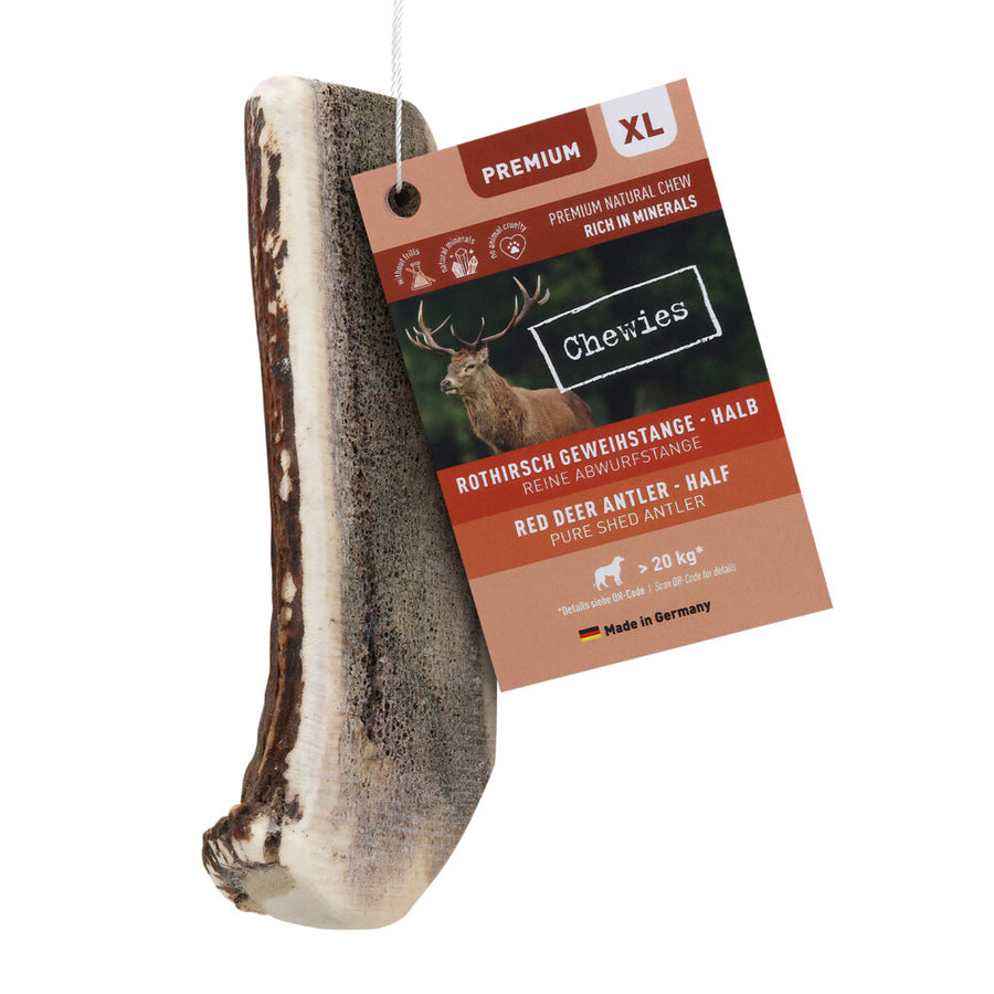 Chewies - Edelherten Gewei Stang XL Half - 200g