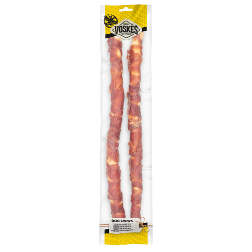 Voskes - Stick Runderhuid Eend 25 cm - 2 stuks