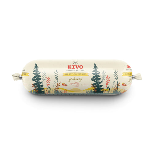 Kivo - 12x Kivo Gestoomde Kip 600g