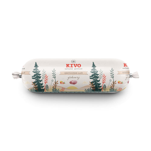 Kivo - Gestoomde Lam Glutenvrij 12 x 600 Gram