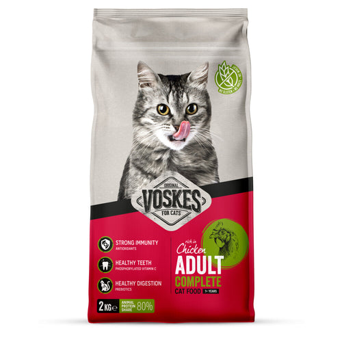 Voskes - Kattenbrokken Adult Kip 2kg