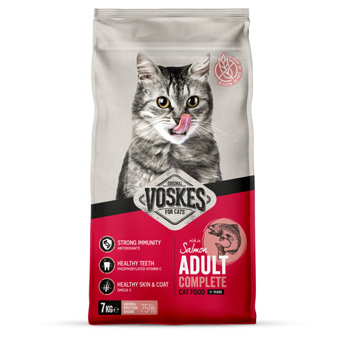 Voskes - Kattenbrokken Adult Zalm 7kg