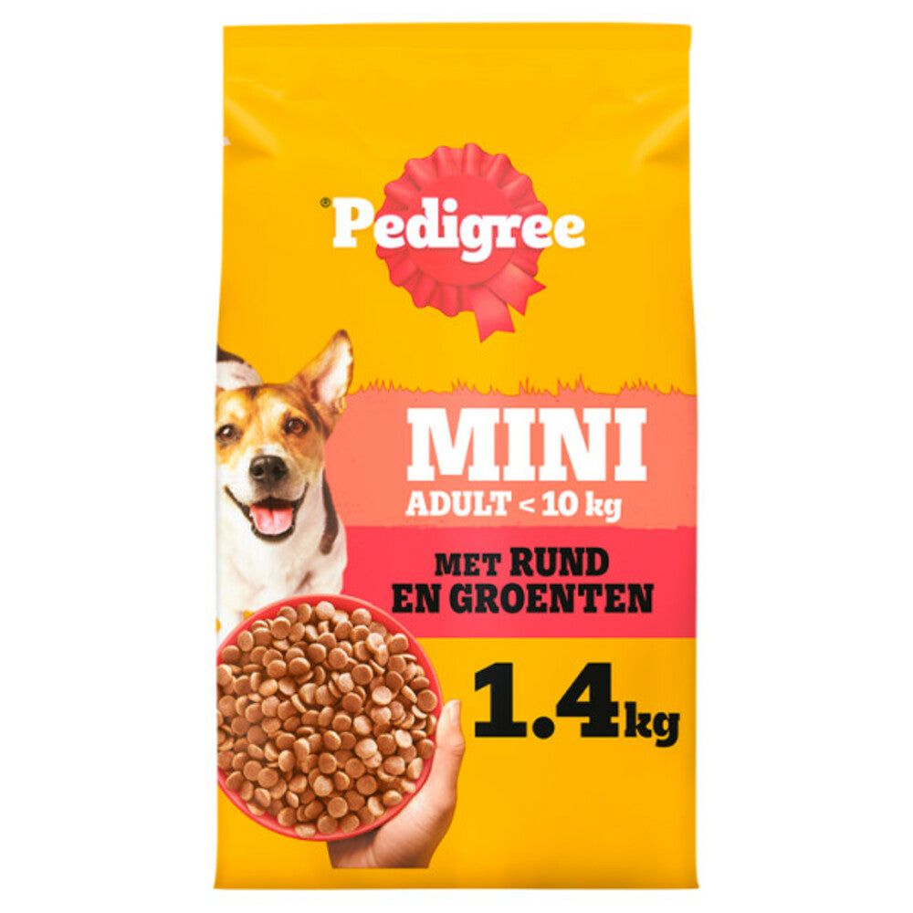 Pedigree - Vital  Droog Adult Mini Rund - Hondenvoer - 1.4kg