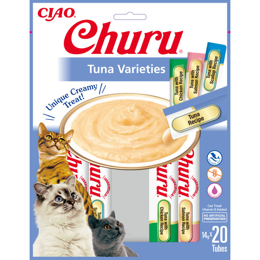 Ciao - Inaba Churu Puree Multipack - Tonijn 20x14g