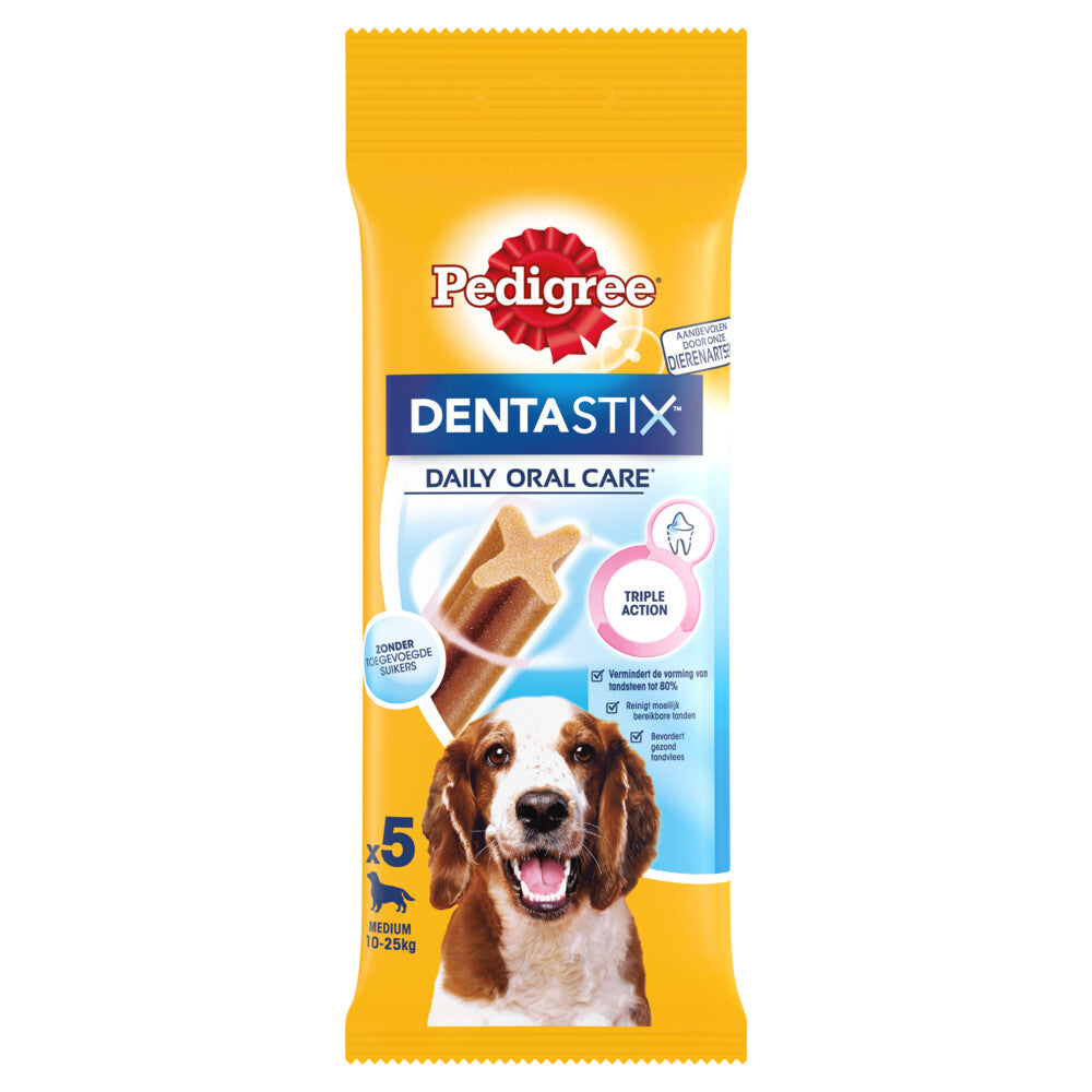 Pedigree - Dentastix Medium 10-25kg - Hondensnacks - 5 stuks