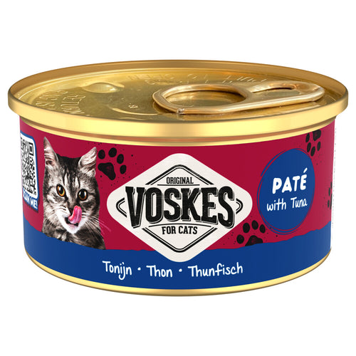 Voskes - Paté Kattenvoer - Tonijn - 24 x 85g